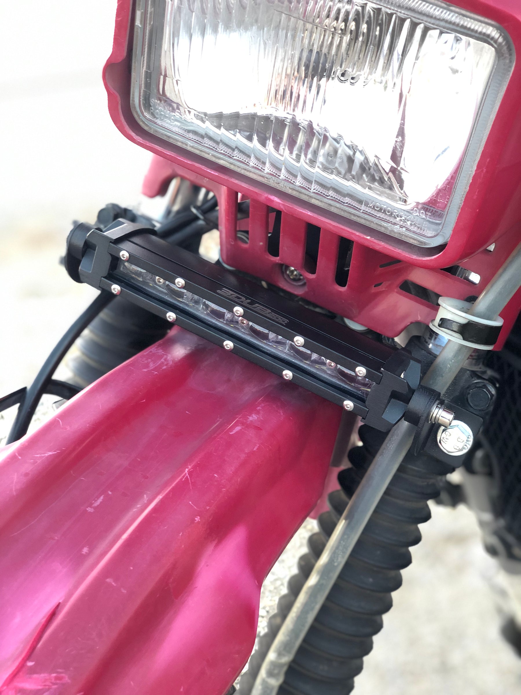 KAWASKAI KLR250 Light Bar Installation Guide