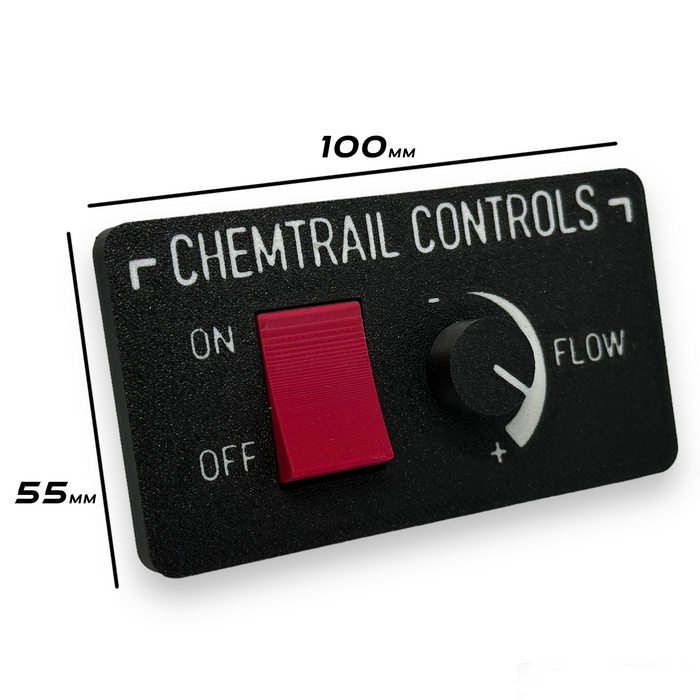 Airplane Chemtrail Control Panel (Non-Functional)
