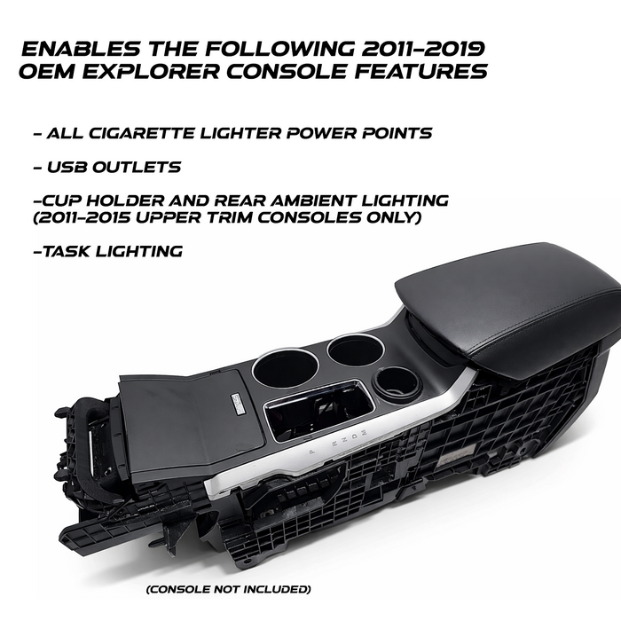 2011-19 Explorer Console to PIU Adaptor Wiring Harness Kit