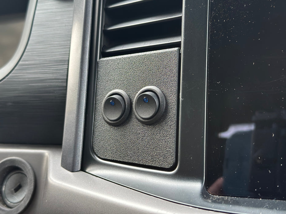2021-2025 Ford F-150 Switch Mount (Trailer Knob/Glovebox Button Replacement)