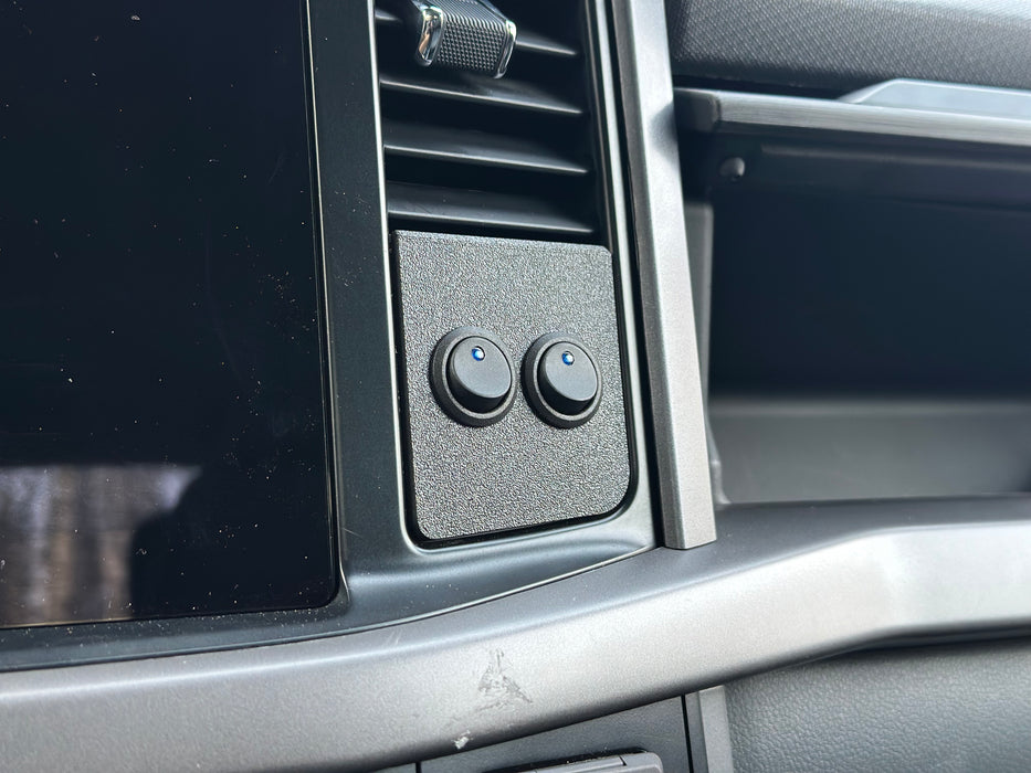 2021-2025 Ford F-150 Switch Mount (Trailer Knob/Glovebox Button Replacement)