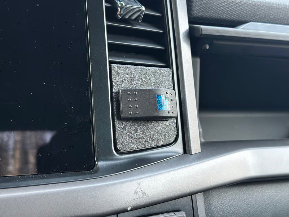 2021-2025 Ford F-150 Switch Mount (Trailer Knob/Glovebox Button Replacement)