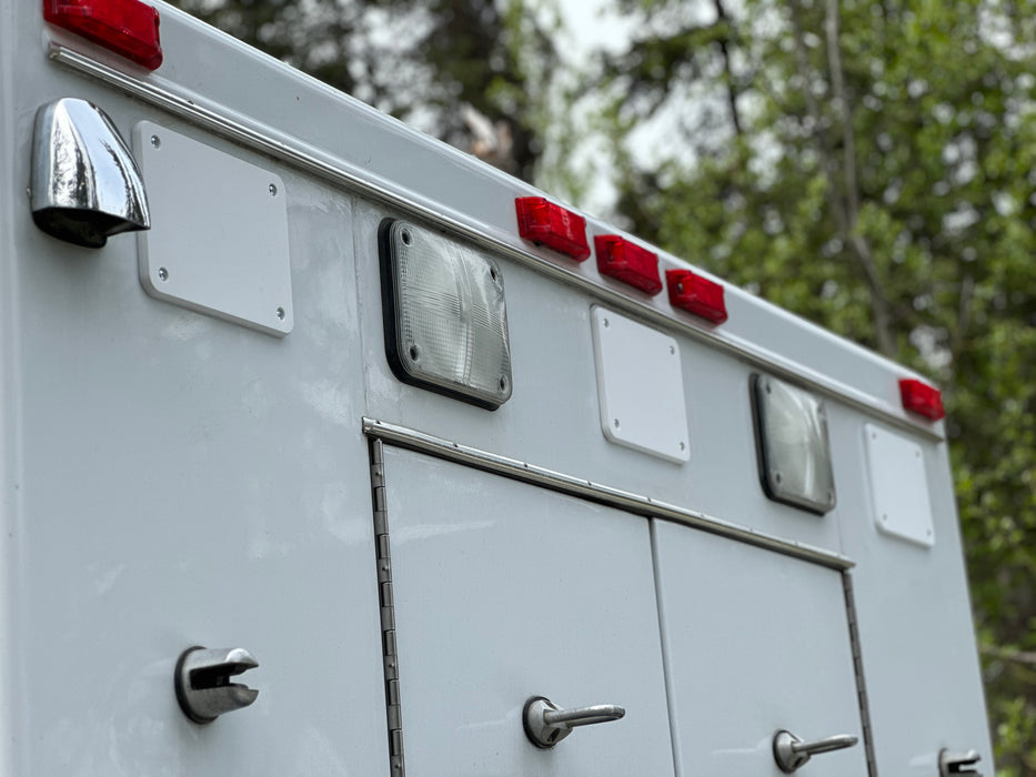 Ambulance Whelen Emergency Light Hole Close-Out Cover Panel