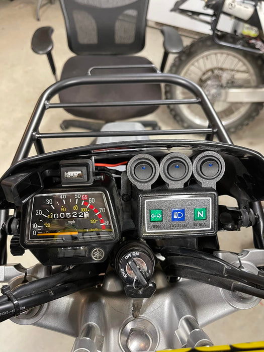 Yamaha TW200 Rocker Switch Mount Panel