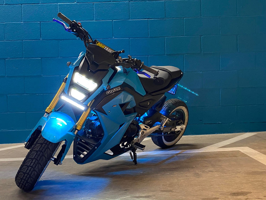 2017-2020 "SF" 2nd Gen Honda GROM Low-Profile LED light Bar Kit