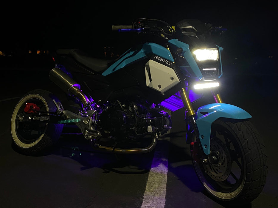 2017-2020 "SF" 2nd Gen Honda GROM Low-Profile LED light Bar Kit