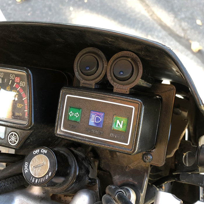 Yamaha TW200 Rocker Switch Mount Panel