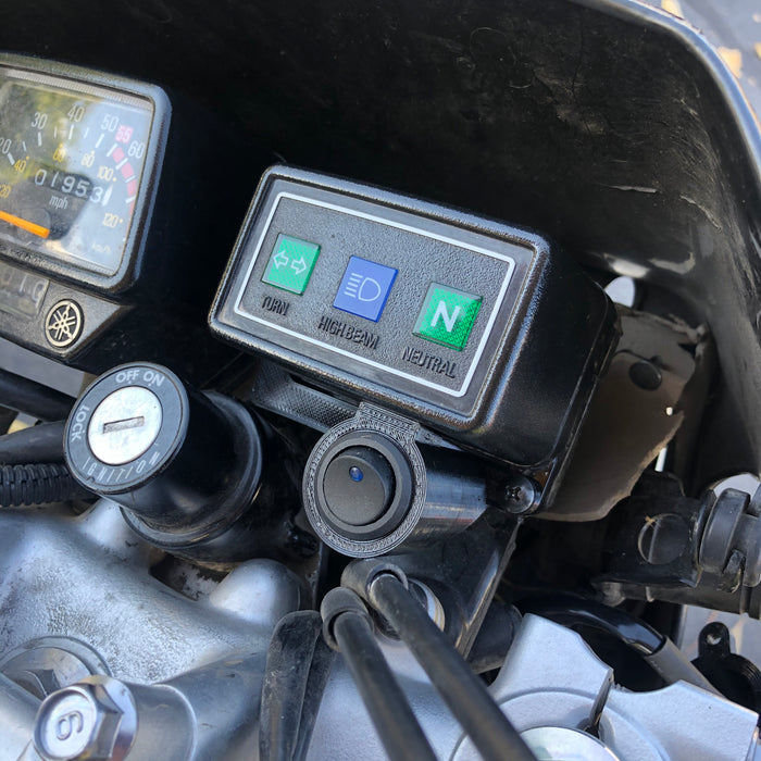 Yamaha TW200 Rocker Switch Mount Panel