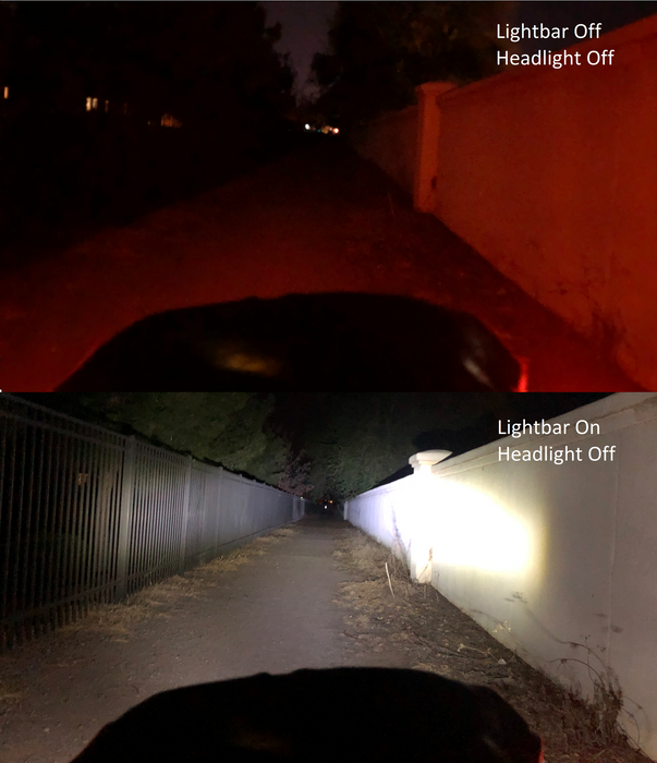 The Original Yamaha TW200 LED Light Bar Kit
