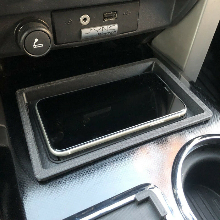 2009-2014 F150 Wireless QI Charging Pad Center Console Pocket Replacement